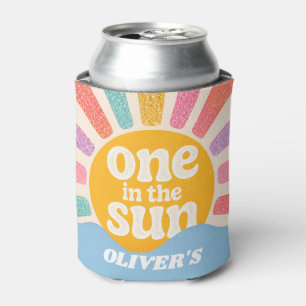 Custom One in the Sun Can Cooler with Name
