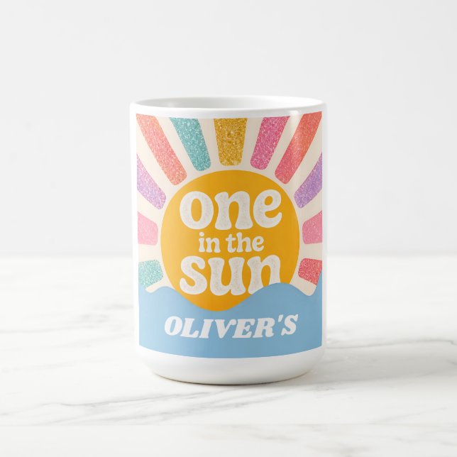 Custom One in the Sun Mug with Name (Center)