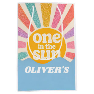Custom One in the Sun Party Favor Bags