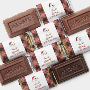 Custom One Jolly Goose December First Birthday Hershey's Miniatures