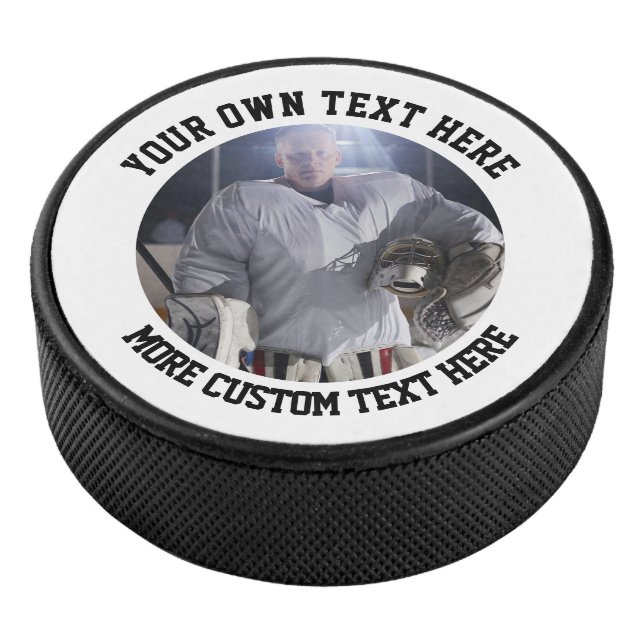 Custom One of a Kind Personalized Hockey Puck (3/4)