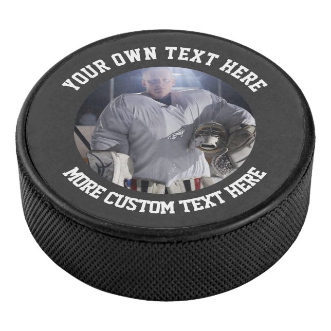 Custom One of a Kind Personalized Hockey Puck (3/4)