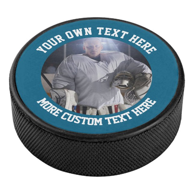 Custom One of a Kind Personalized Hockey Puck (3/4)