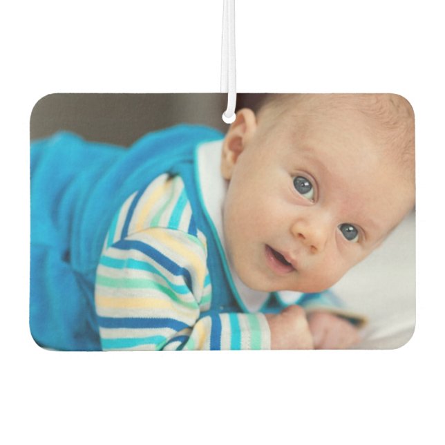 Custom One Of A Kind Personalized Photo Car Air Freshener (Front)