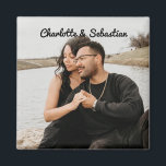 Custom One Of A Kind Personalized Photo Magnet<br><div class="desc">Add your own photos or art and text -  unique customized personalized magnet from Ricaso</div>