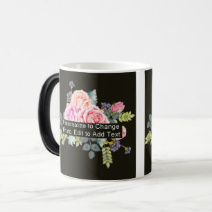 Custom One Photo Artwork Slogan 11 oz Morphing Color Morph Mug