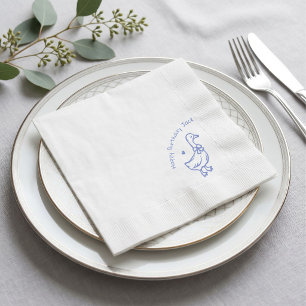 Custom One Silly Goose,Preppy First Birthday Napkins