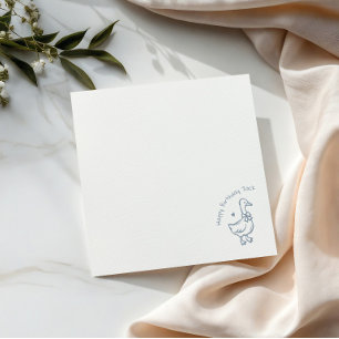 Custom One Silly Goose,Preppy First Birthday Napkins