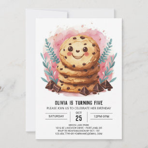 Custom Online Sprinkles Cookies Birthday Invitation
