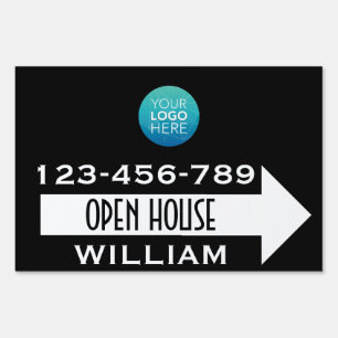 Custom Open House Yard Sign