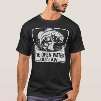Custom Open Water Bass Outlaw T-Shirt