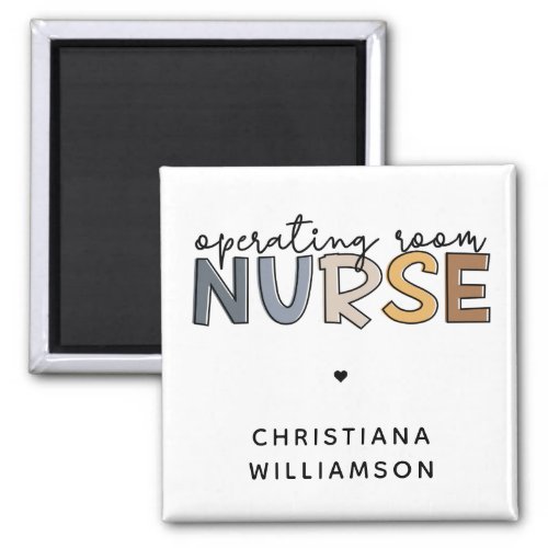 Custom Operating Room Nurse OR Nurse Appreciation Magnet