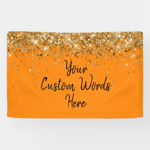 Custom Orange and Black Birthday Party Photo Booth