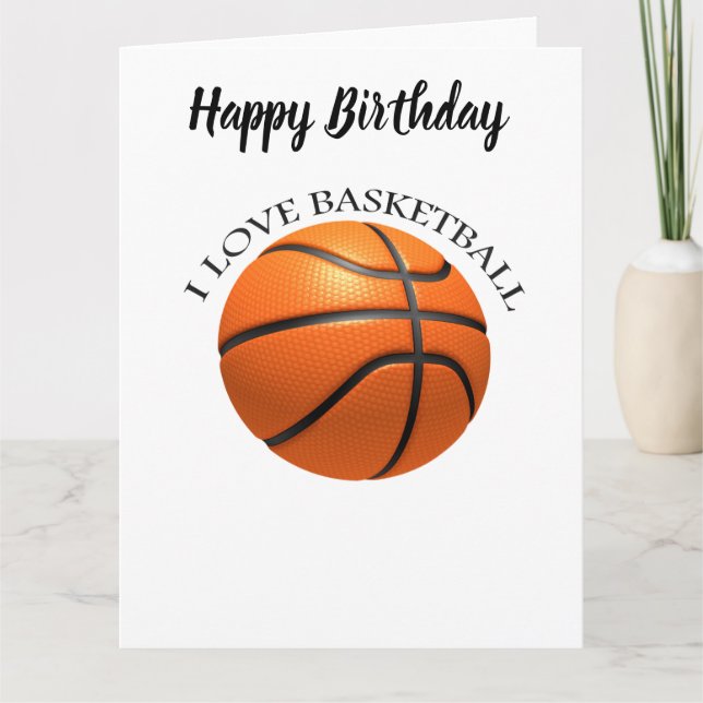 Custom orange and black leather basketball card (Front)