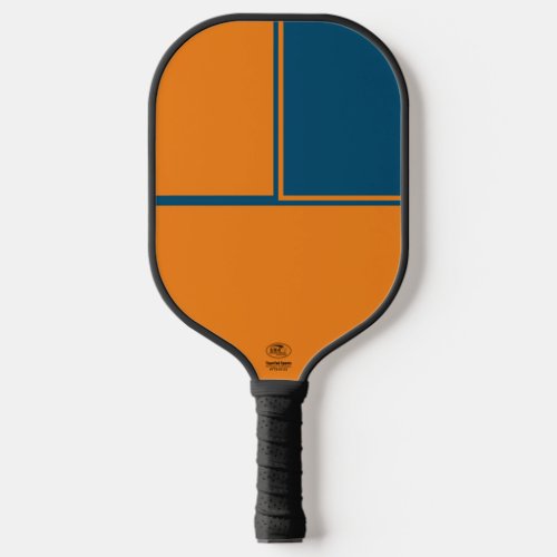 Custom Orange  Blue Pickleball Paddle 