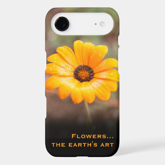 Custom Orange Daisy Close-Up Photography Case-Mate iPhone Case (Back)