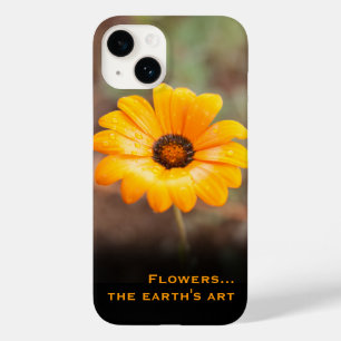 Custom Orange Daisy Close-Up Photography Case-Mate iPhone 14 Case