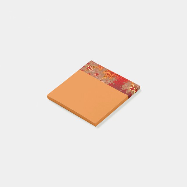 Custom Orange Red Cross Notes (Angled)