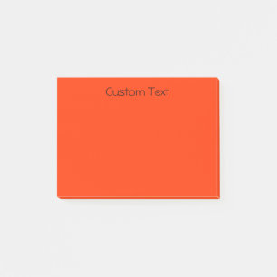 Custom Orange/Red Post-it Notes