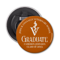 Custom Orange Veterinary School Graduation Party