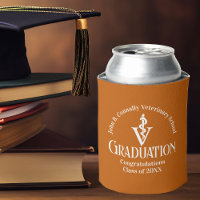 Custom Orange Veterinary School Graduation Party