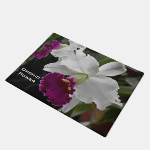 Custom Orchid Power Door Mat