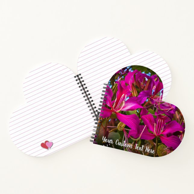 Custom "Orchid Tree" Spiral Notebook (Inside)