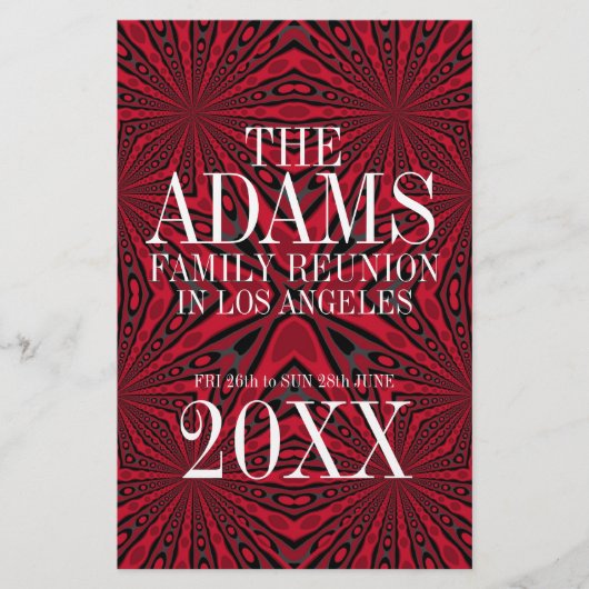 ::CUSTOM ORDER:: Adams Family Reunion Party Flyer (Front)