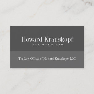 Custom Order - Attorney Business Cards