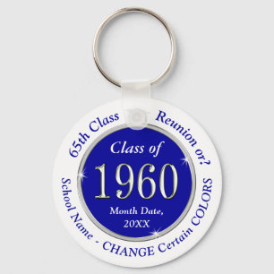 Custom Order Class of 1954 Class Reunion Gifts Keychain