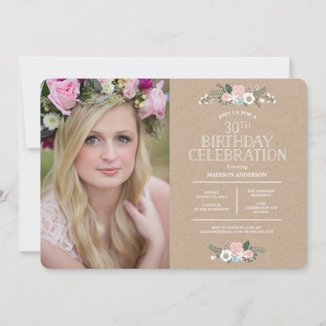 Custom Order - Katie Nash Invitation (Front)