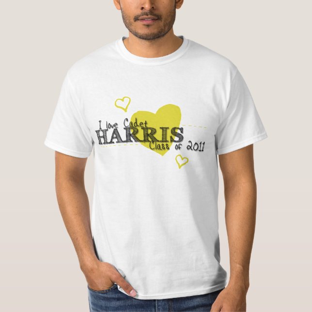 Custom Order: Option 3, Harris T-Shirt (Front)