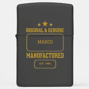 Custom Original & Genuine Birthday Zippo Lighter