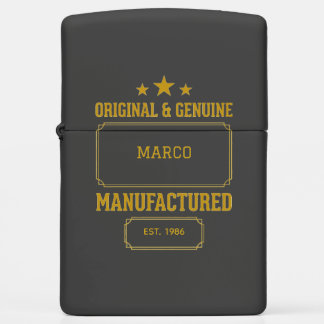 Custom Original & Genuine Birthday Zippo Lighter