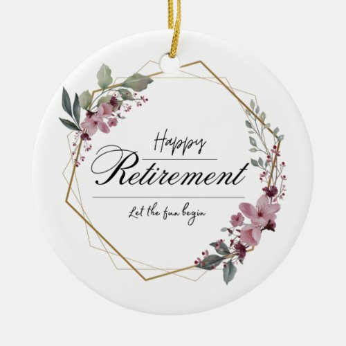 Custom Ornament Designs for Retirement gift