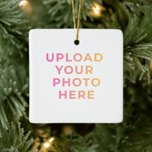 Custom Ornament | Photo, Name & Family Keepsake