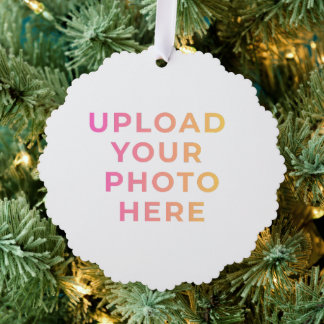 Custom Ornament | Photo, Name & Family Keepsake Card