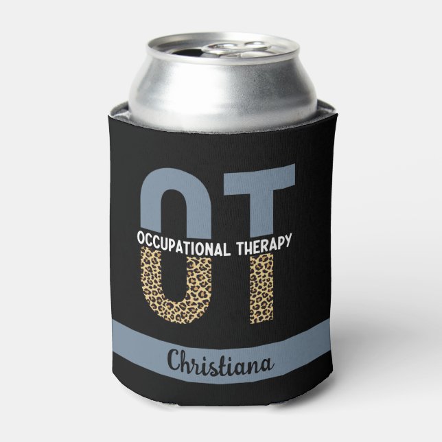 Custom OT Occupation Therapy OT Student gifts Can Cooler (Can Front)