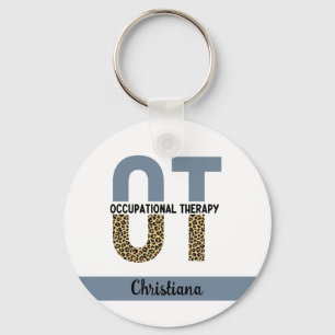 Custom OT Occupation Therapy OT Student gifts Keychain