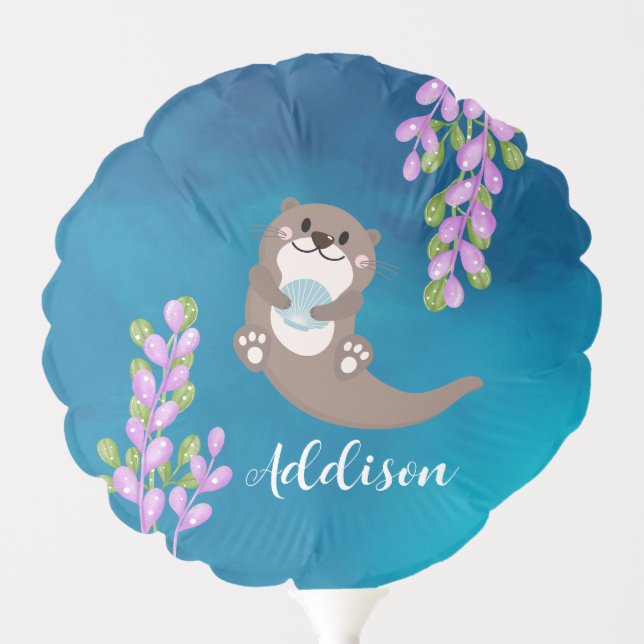 Custom Otter Balloon (Front)