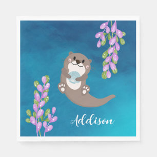Custom Otter Napkin