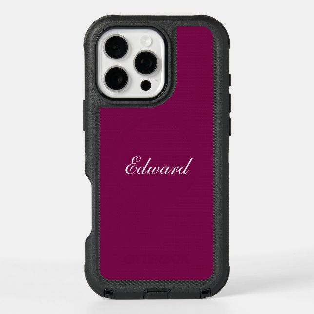 Custom OtterBox Apple iPhone X Defender Series Cas 16 Pro Max Case (Back)