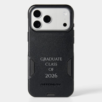 Custom OtterBox iPhone Case GRADUATE with Year.