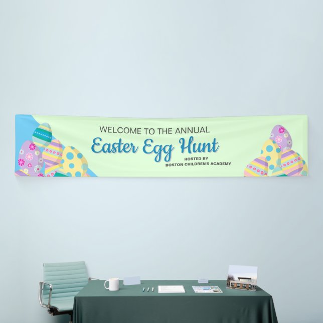 Custom Our Annual Easter Egg hunt signage Banner (Tradeshow)