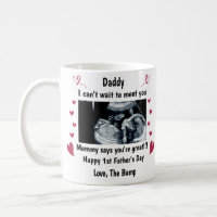Custom Our First Father's Day Gift For Daddy to be
