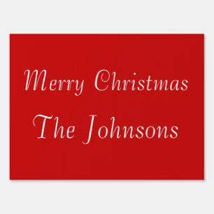 Custom Outdoor Christmas Signs Medium