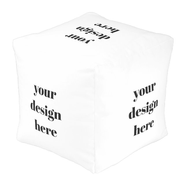 Custom Outdoor Pouf (Angled Back)