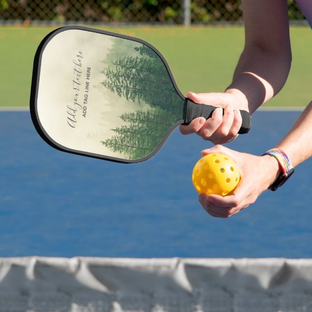 Custom Outdoor Sports Nature Lovers Forest Pines Pickleball Paddle (Insitu)