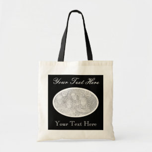 Custom oval photo tote bag   Add your image here