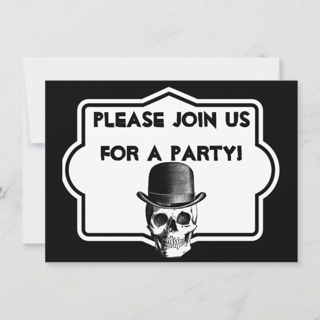 Custom Over the Hill Birthday Party Invitation (Front)